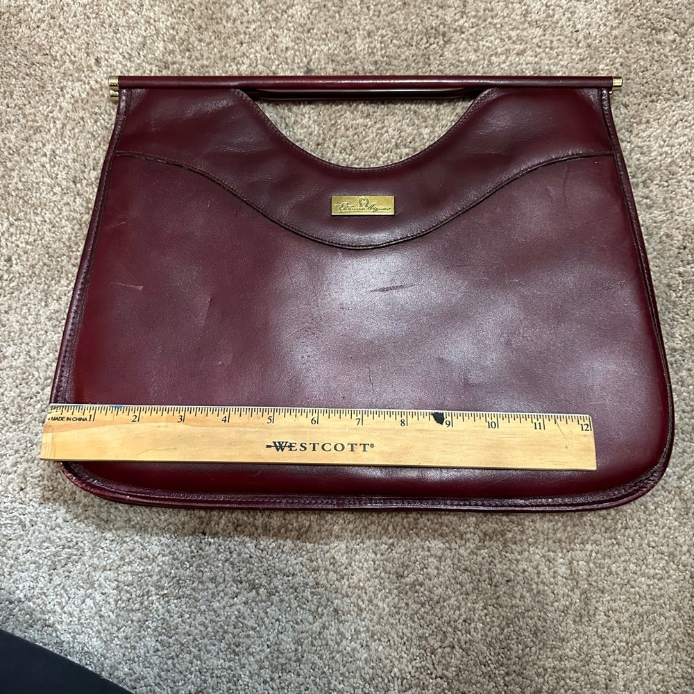 Etienne Aigner leather clutch